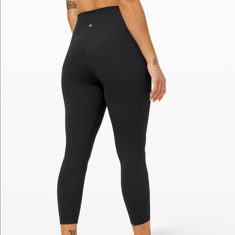 black lululemon align leggings (25in inseam)